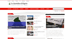 Desktop Screenshot of lequotidienalgerie.org